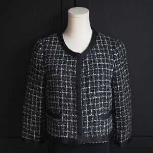H&M | Tweed Black, White & Grey Jacket
